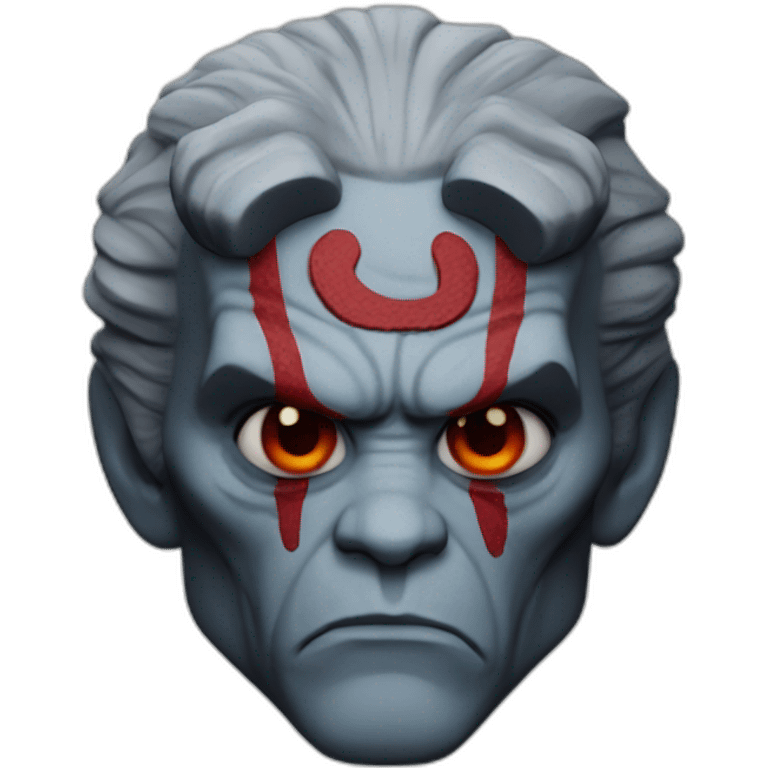 hyper-realistic hellboy emoji