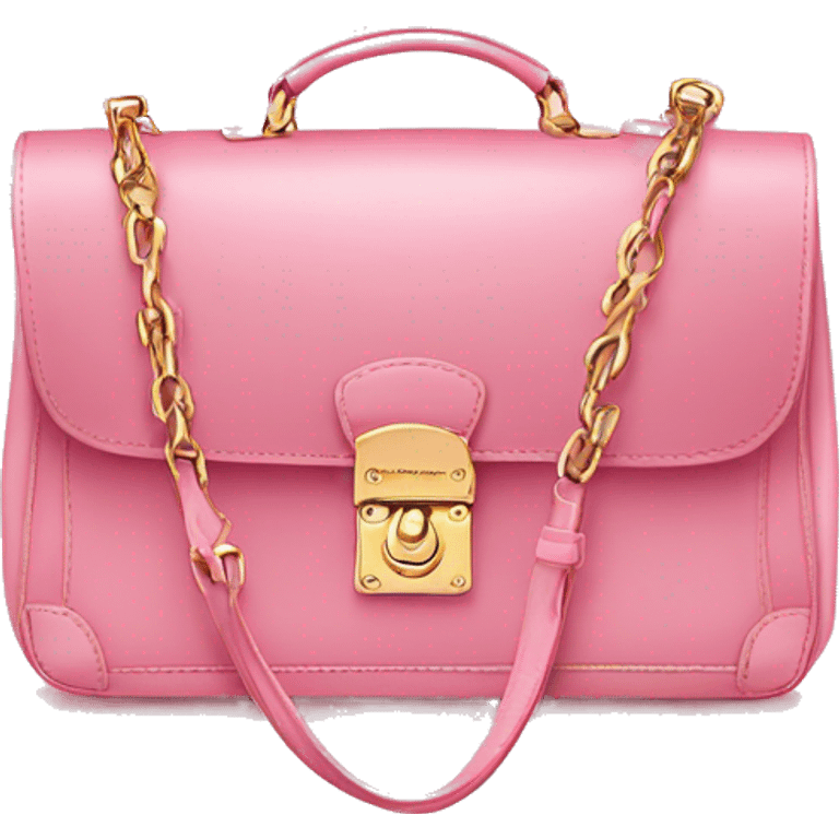 pink Louis Vuitton bag emoji