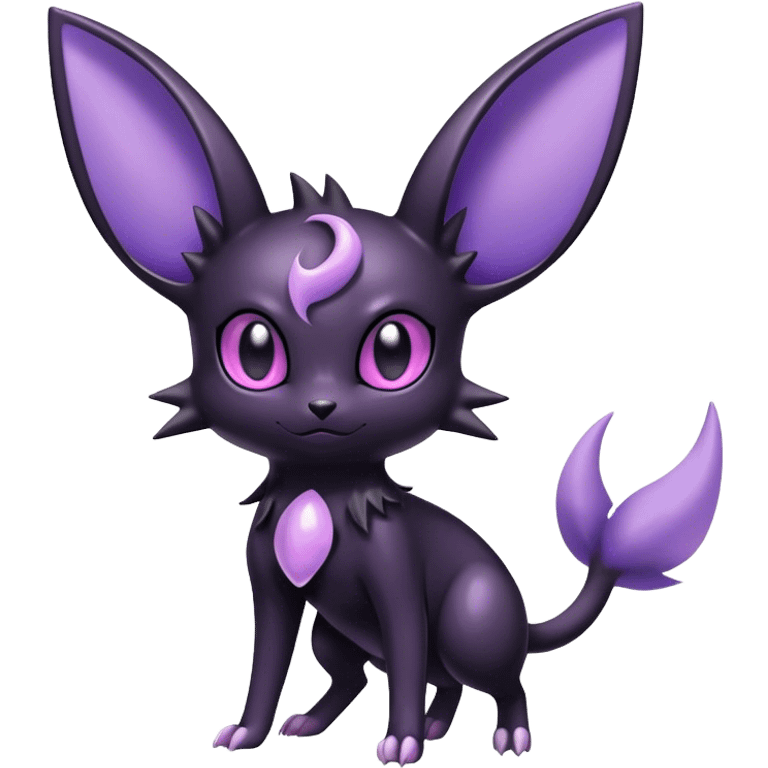 Shiny Dark Noibat-Espeon-Umbreon-Nidorino-fusion-hybrid full body emoji