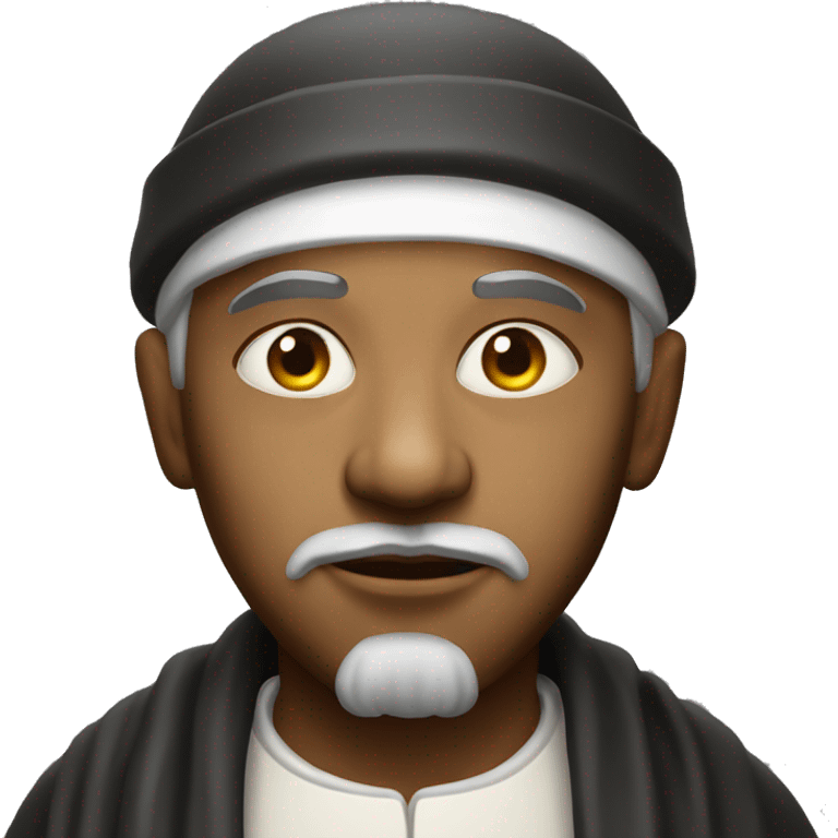 religious pilgrim light photorealistic serious emoji