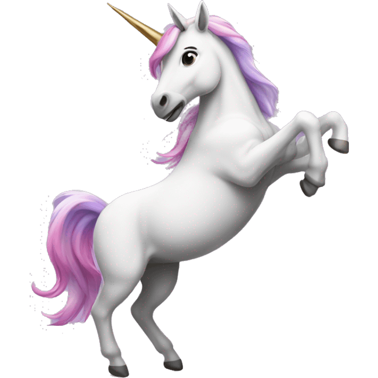 Unicorn dancing  emoji