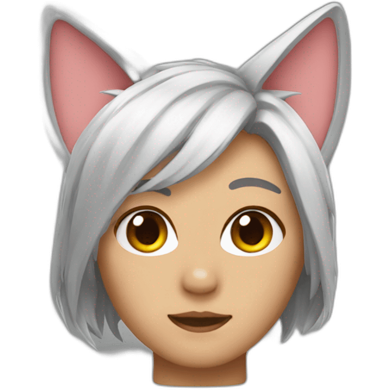 sexy cat ears emoji