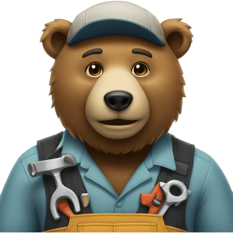 Bear mechanic emoji