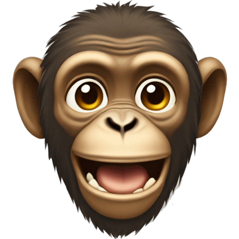 Macaco com casaco emoji