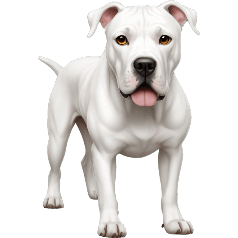 Dogo Argentino Dog Breed Full Body emoji