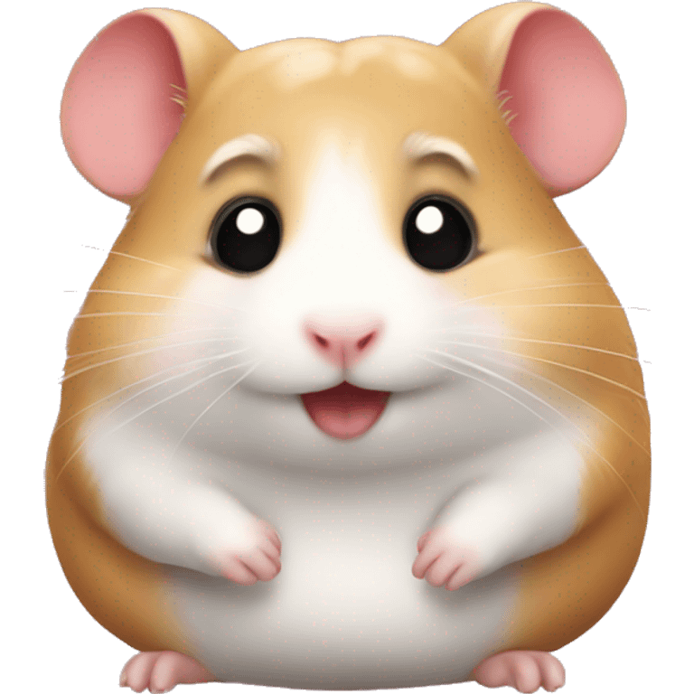 Hamster in love emoji