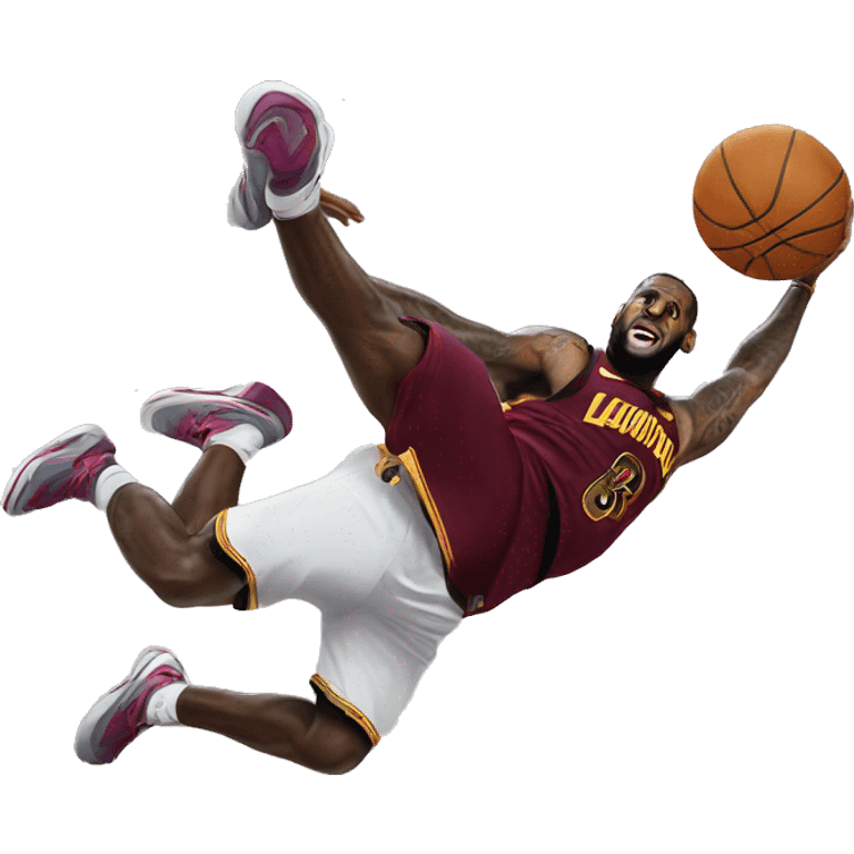 Lebron james backflip emoji