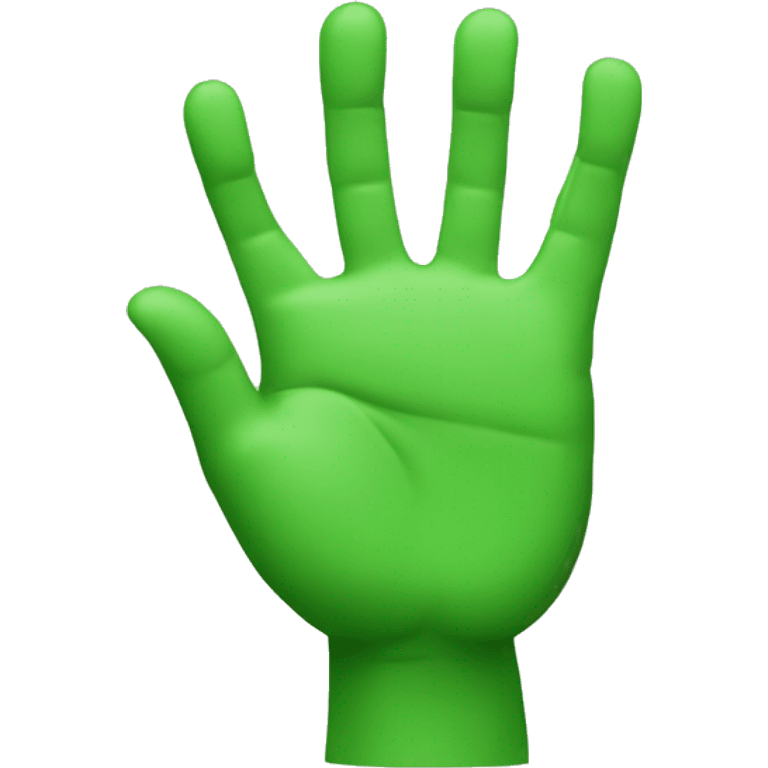 green raised hands - two emoji