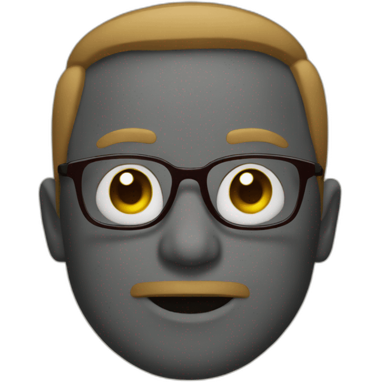 Emoji avec lunettes  emoji