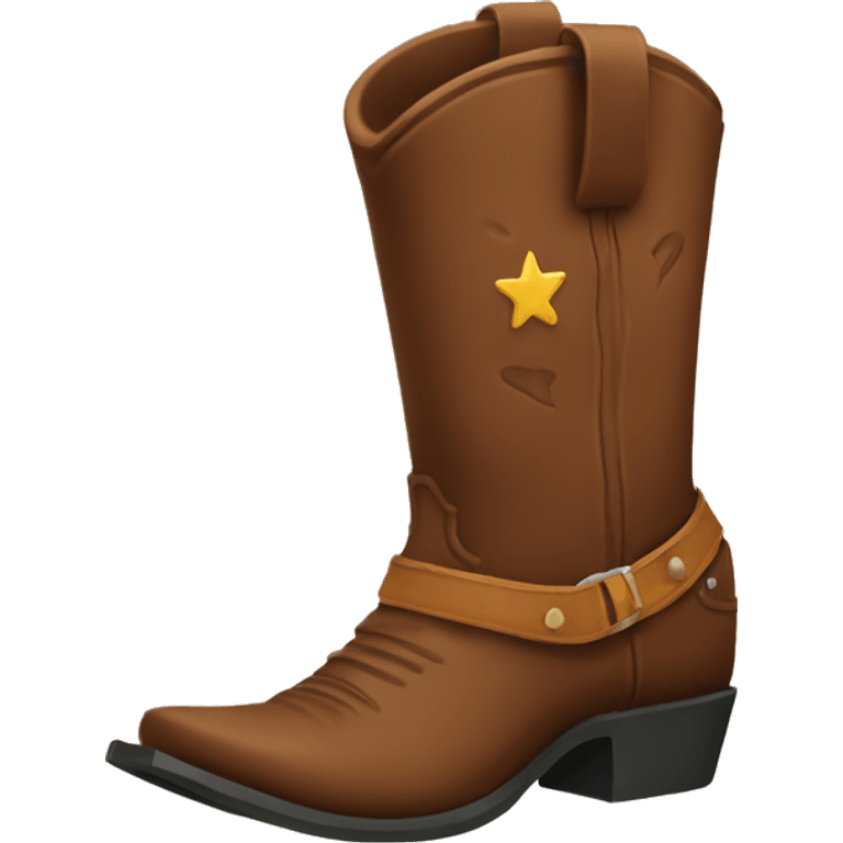 Cowboy boot emoji