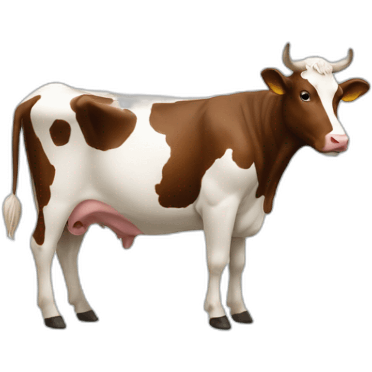 Vache sur une vache sur une vache emoji