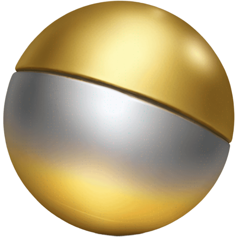 petanque ball on a gold cup emoji