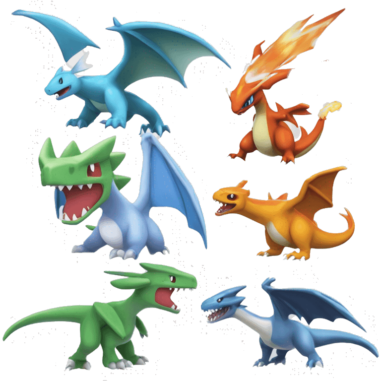  Latios-Silvally-Flygon-Charizard-Fakémon  emoji