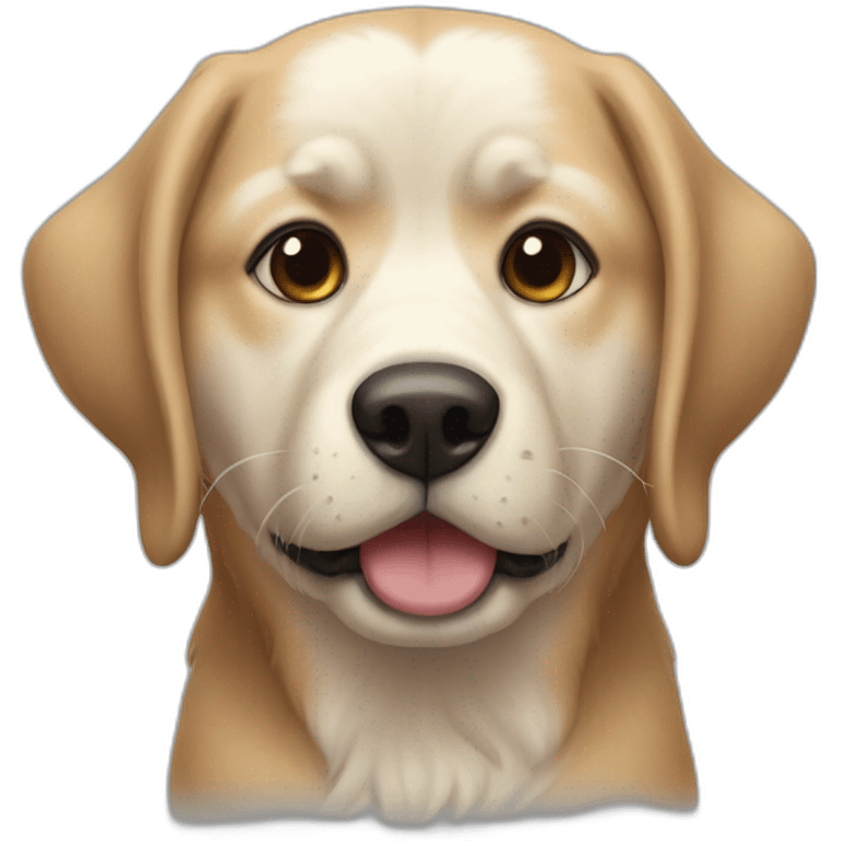 chien qui rigole emoji