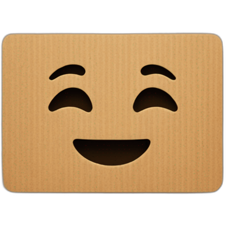 cardboard card emoji