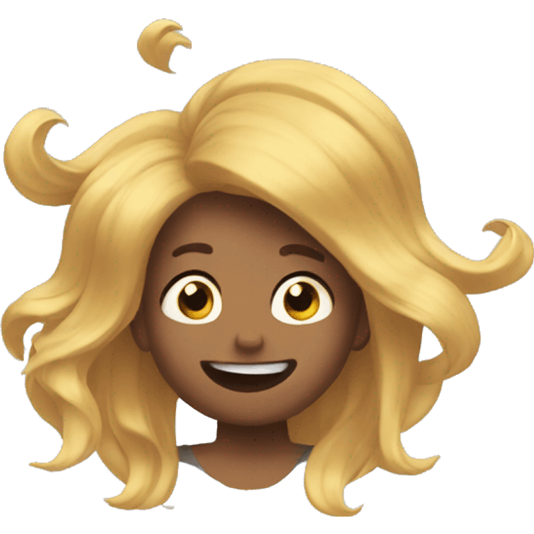 hair flip  emoji