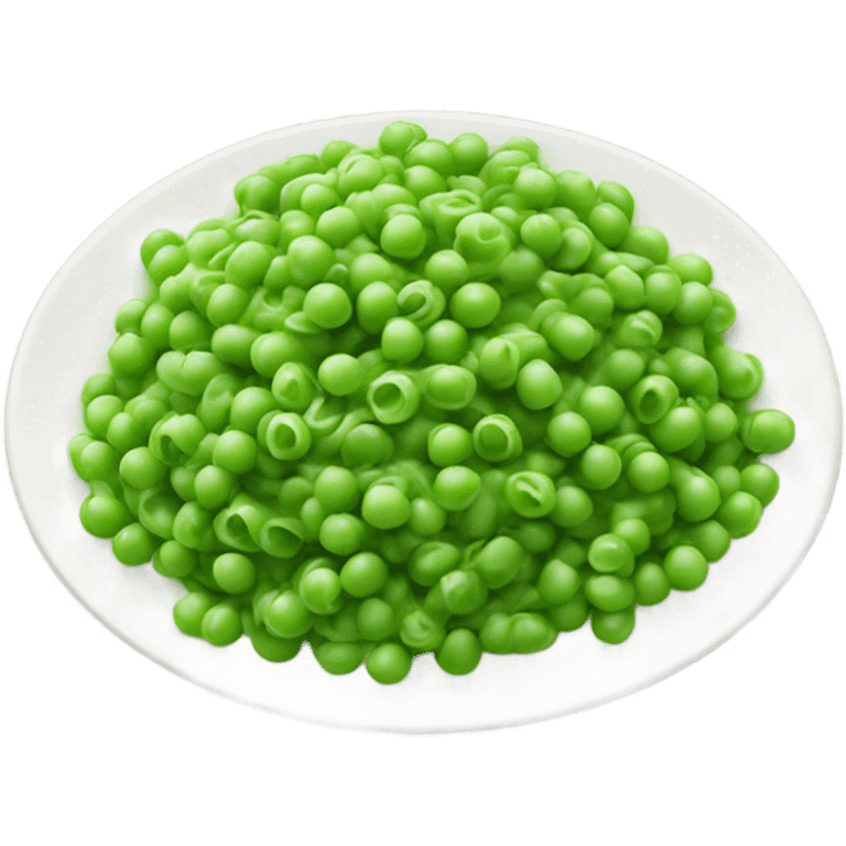 Pea spaghetti emoji