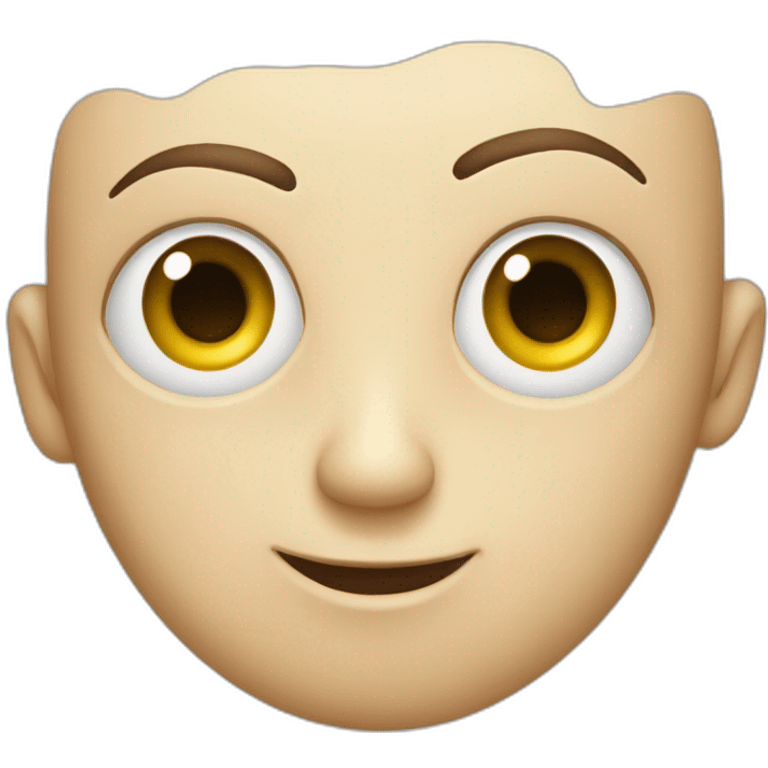 Caca avec des yeux emoji