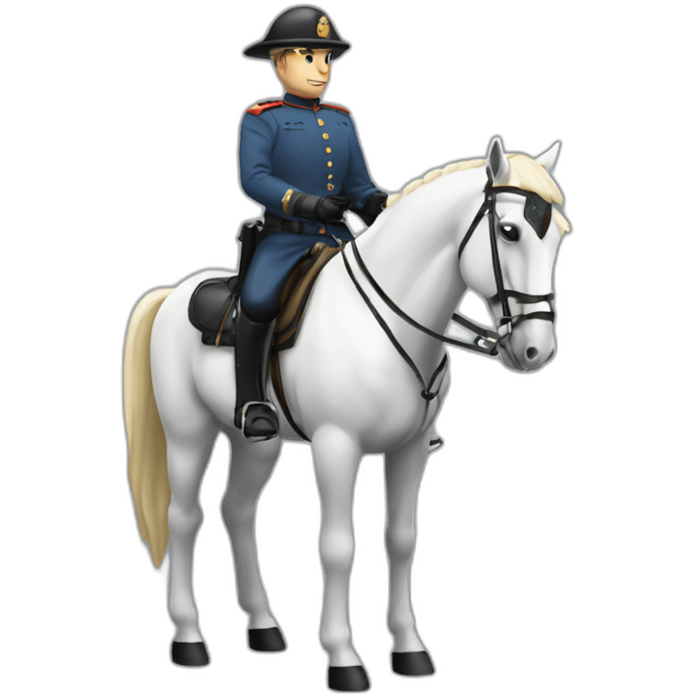 Gendarme à cheval emoji