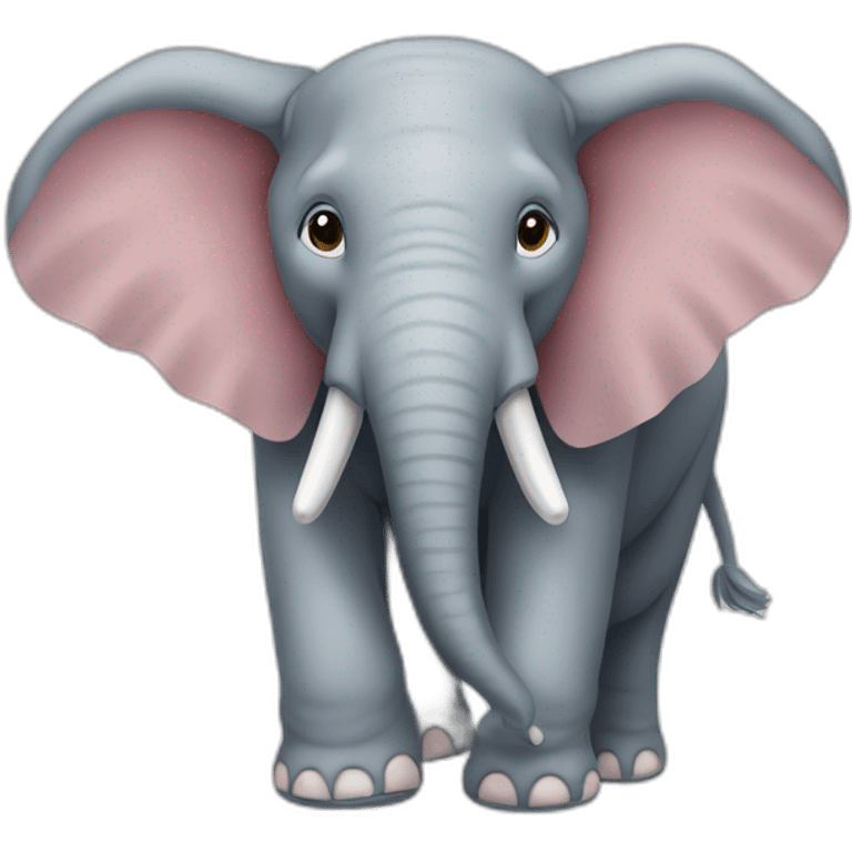 Éléphant sur adulte emoji