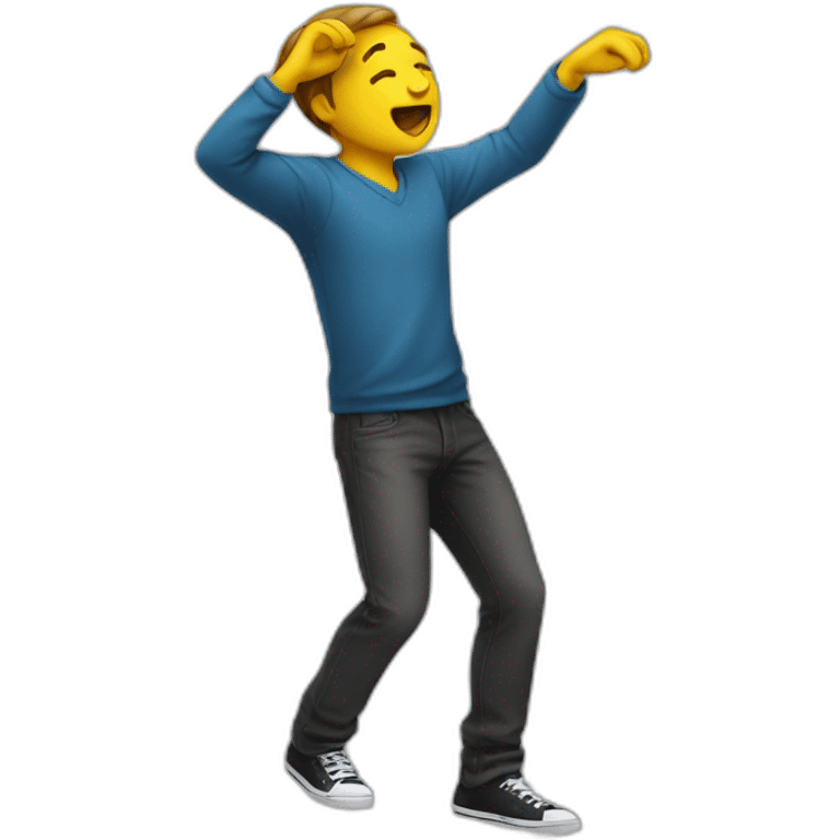 Man dab emoji