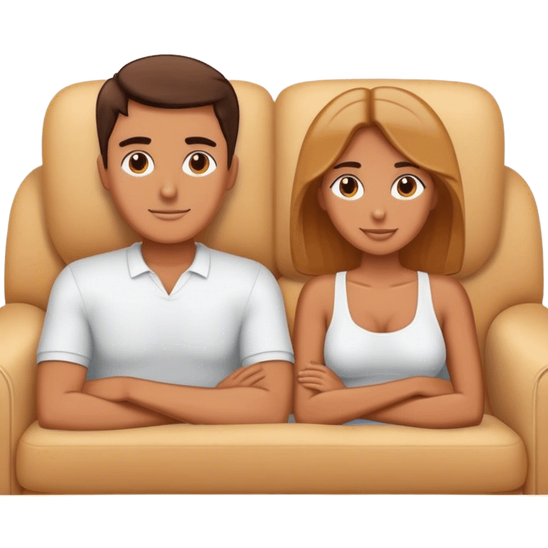 Couple on couch emoji