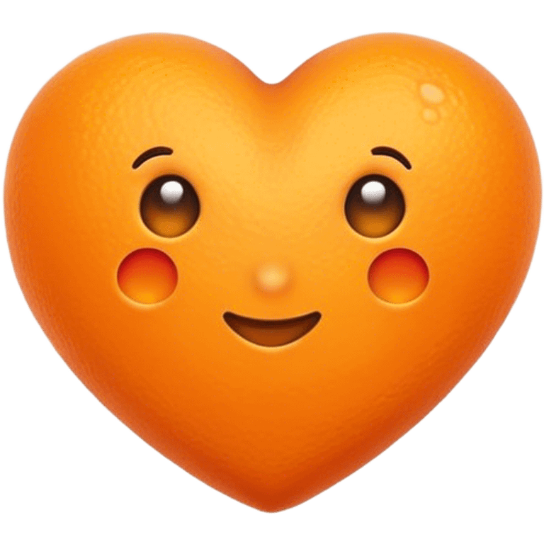 orange heart emoji