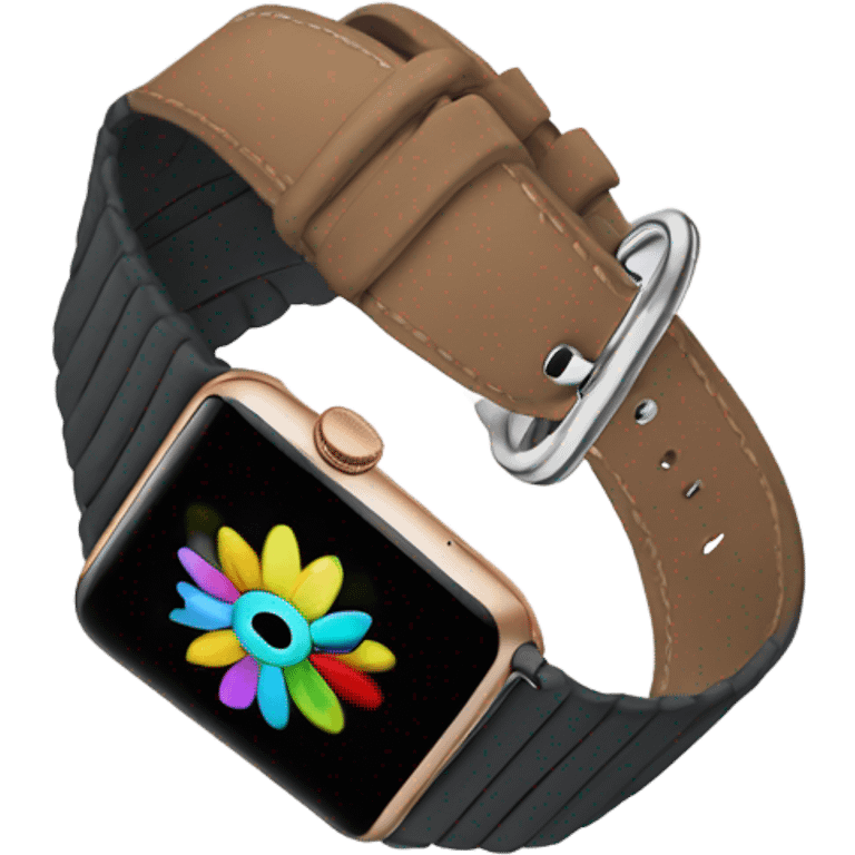 apple watch on the hand emoji