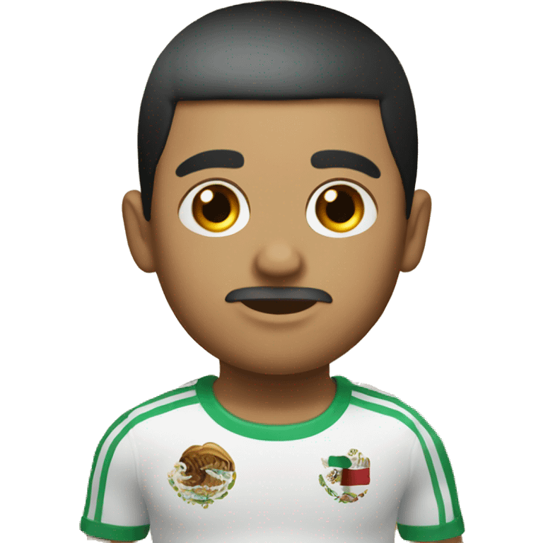 mexican edgar with a bowl cut and tattoos emoji