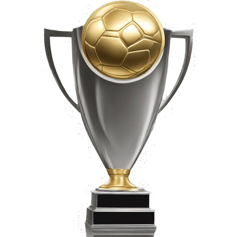 Logo du Real Madrid sur le trophée de la ligue des champions  emoji