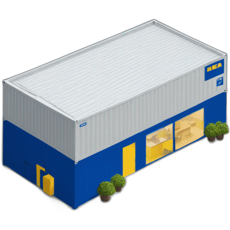 Ikea containers building  emoji