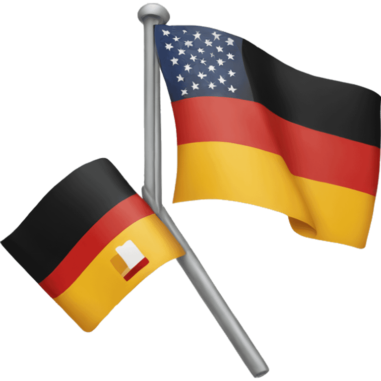 american and german flag emoji