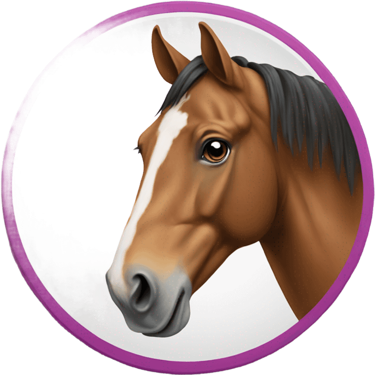 Horse on poker chip  emoji