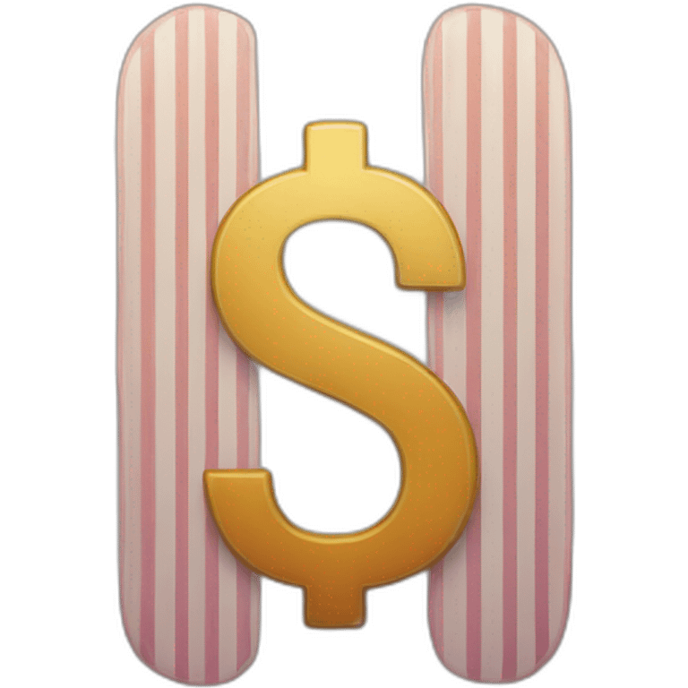 stripe logo with a dollar sign emoji