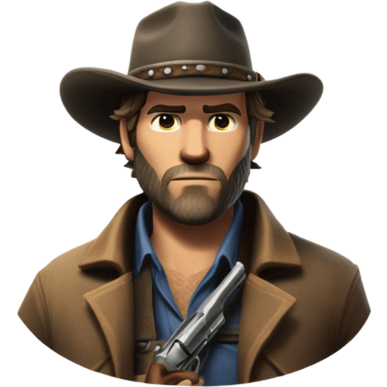 arthur morgan from Red Dead Redemption 2 emoji