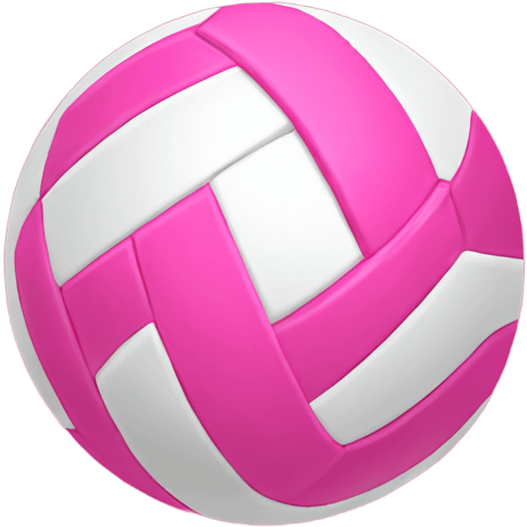 Pink volleyball  emoji