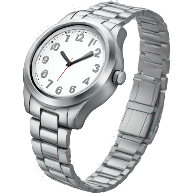 silver watch emoji