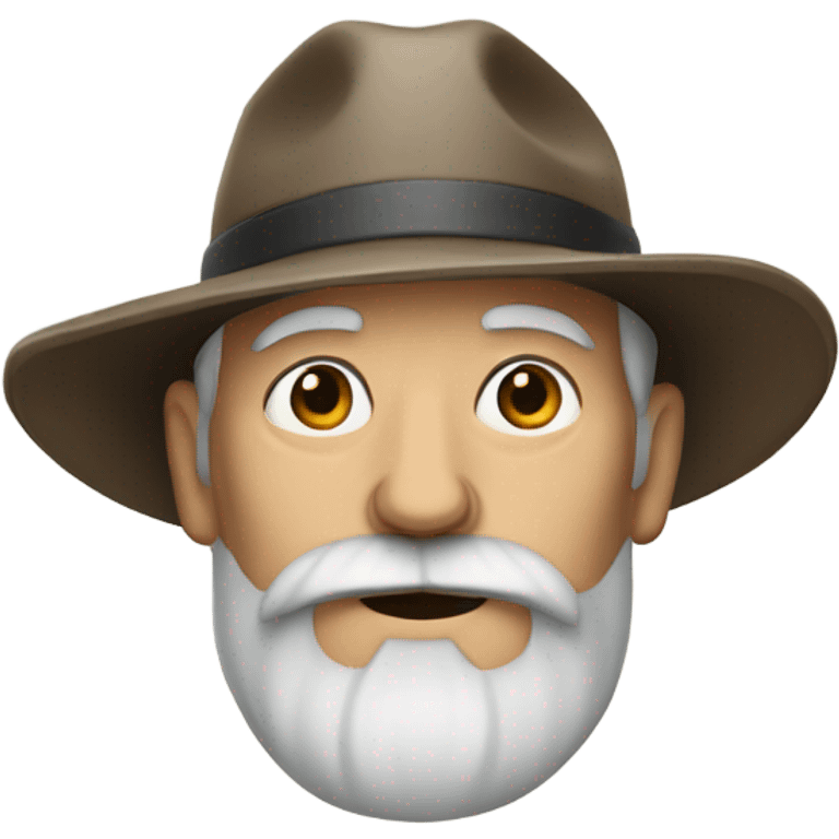 Old man with beard and hat emoji