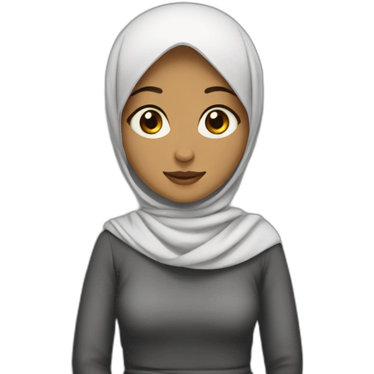 Hijab girl emoji