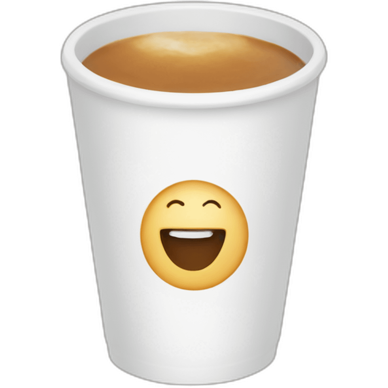 Flat white on chest emoji