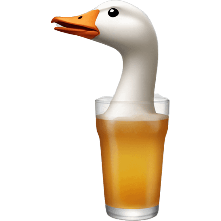 Goose drink emoji