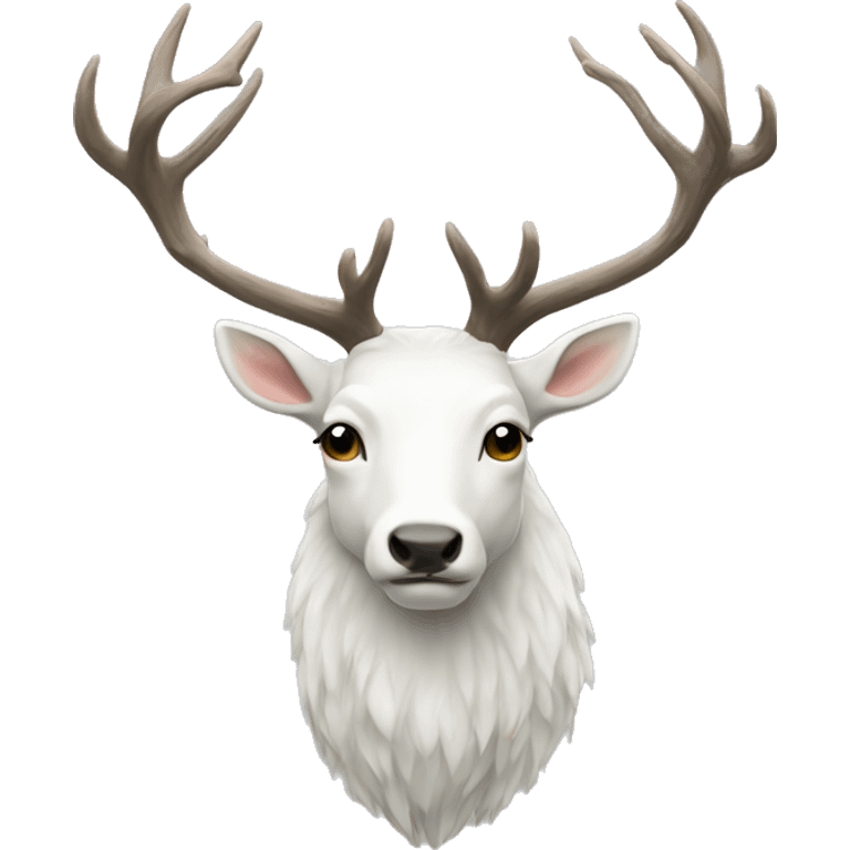 white stag emoji