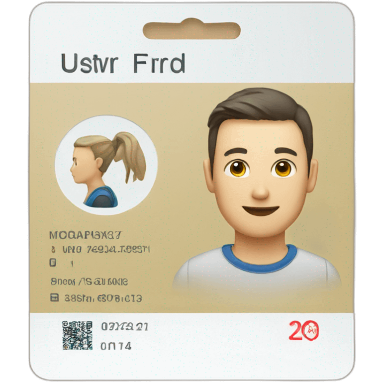 user id card emoji