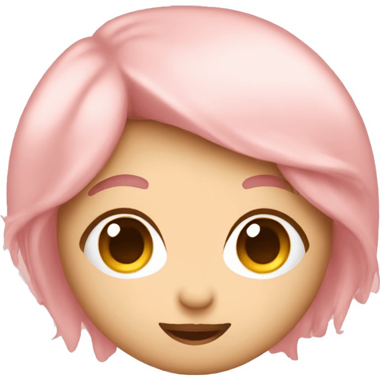 Cute blush pink emoji  emoji