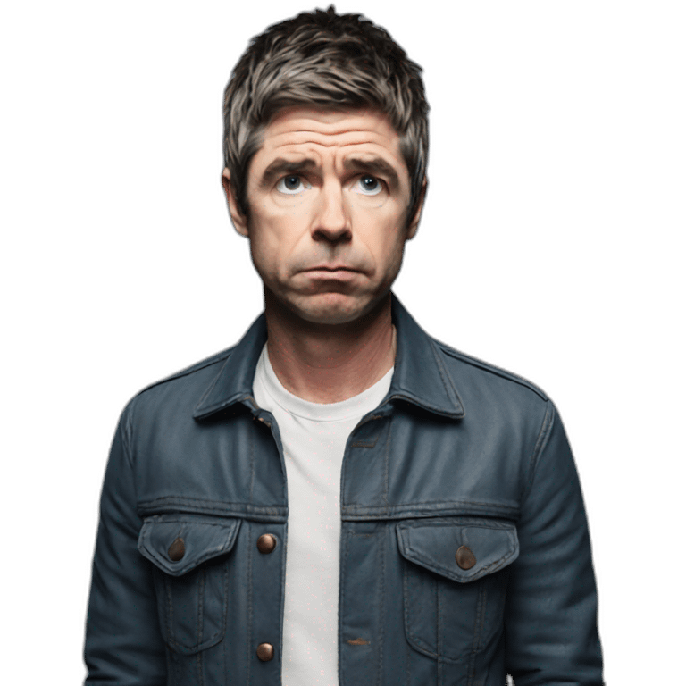 noel Gallagher very confused emoji