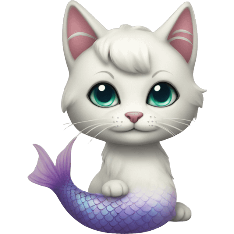 mermaid cat emoji