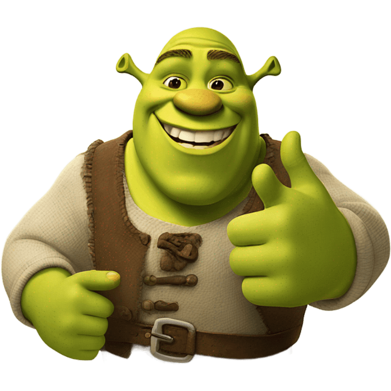 Shrek thumbs up emoji