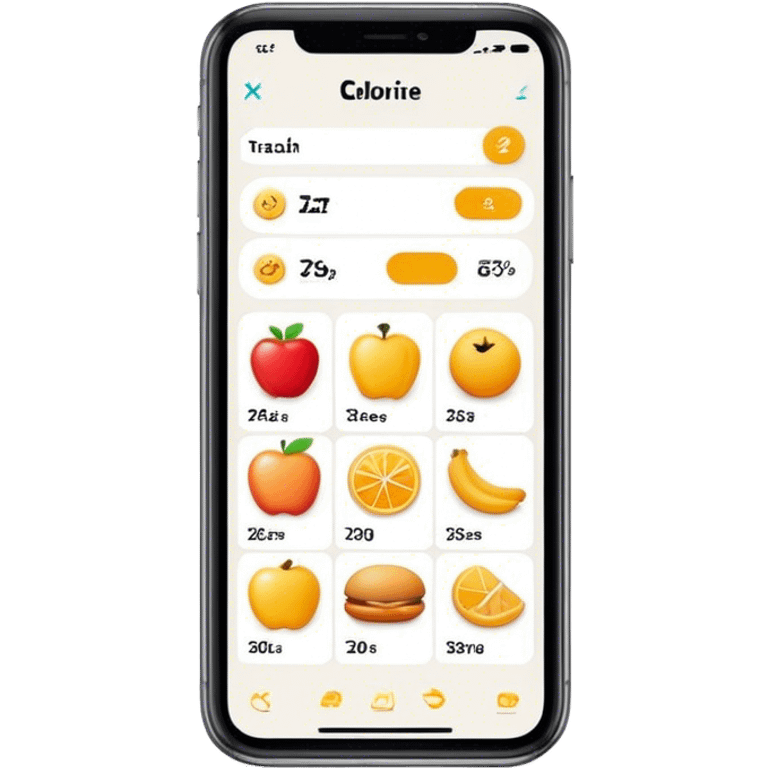 calorie tracker app emoji