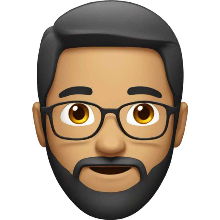 Brown Asian with beard  emoji