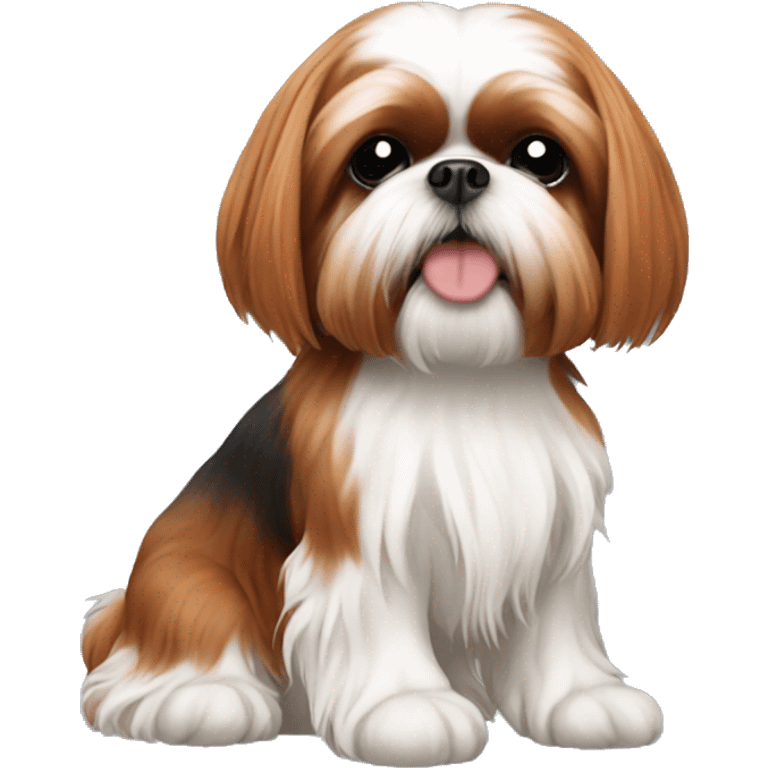 Red hair shih tzu  emoji